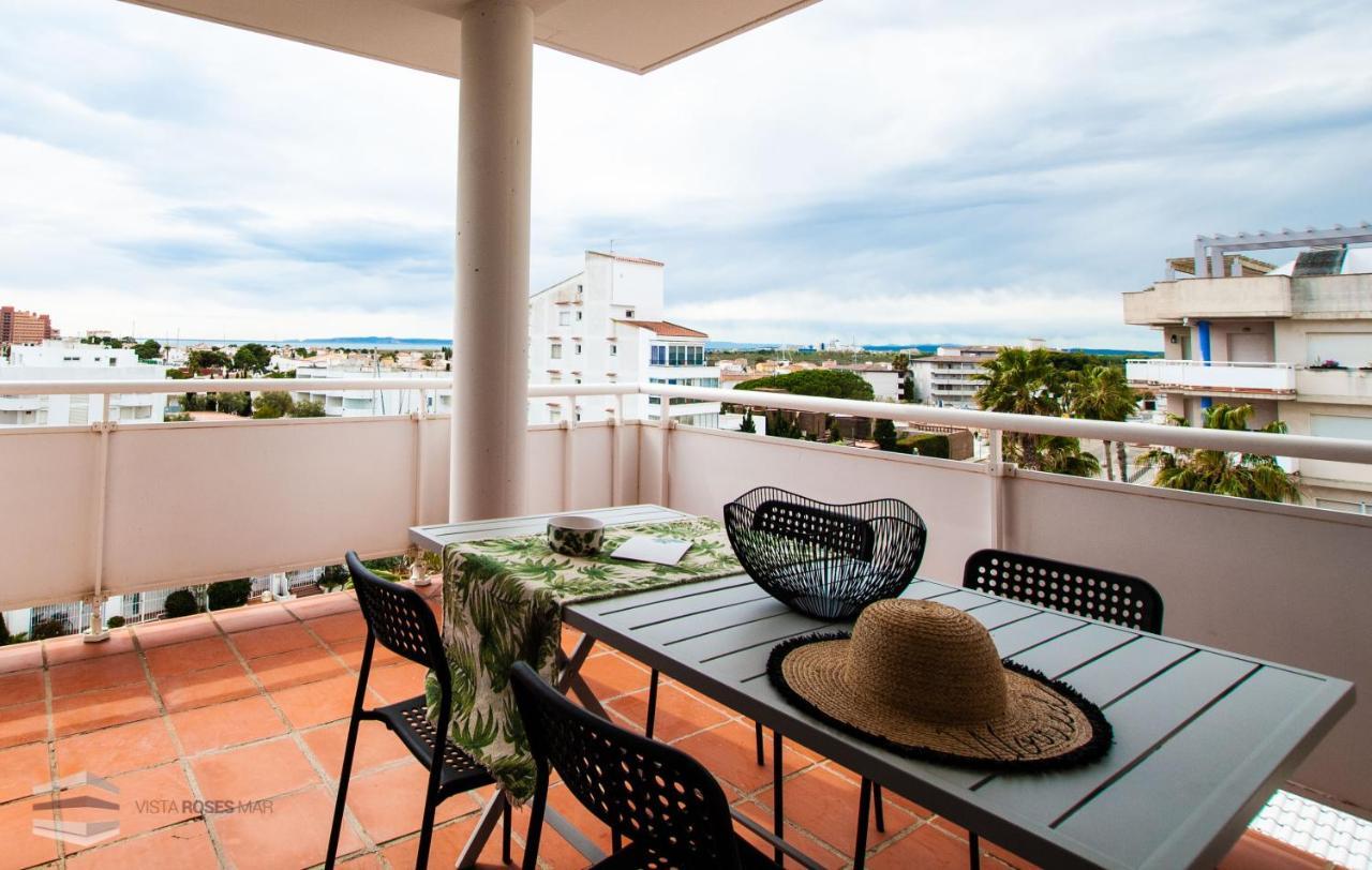 Vista Roses Mar - Apartamento Con Piscina II Exteriör bild